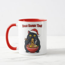 Gato de Ramen de Natal – Época de Ramen de Natal