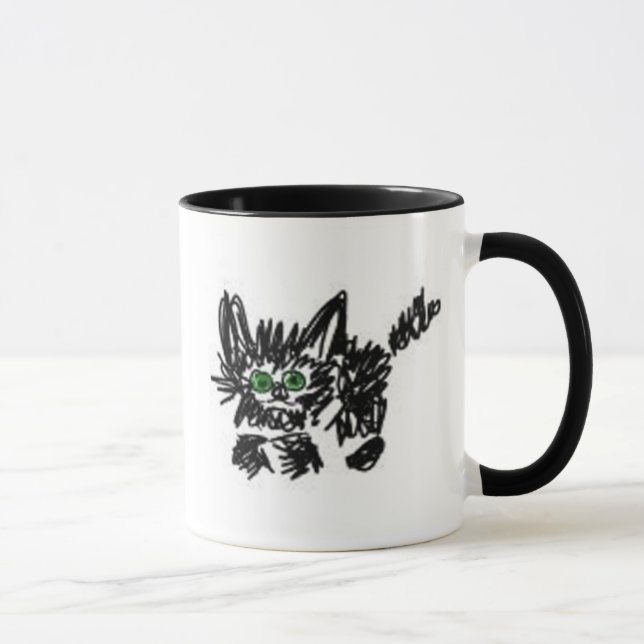 Caneca Gato de Scaredy (Direita)