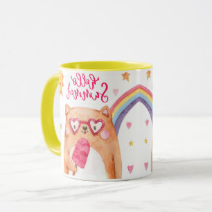 Caneca Gato de Verão