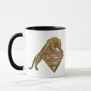 Caneca Gato do ouro de Supergirl