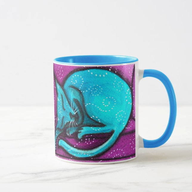 Caneca Gato do sono no sofá (Direita)
