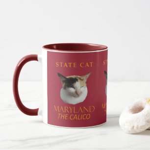 Caneca Gato do Território de Maryland O Calico
