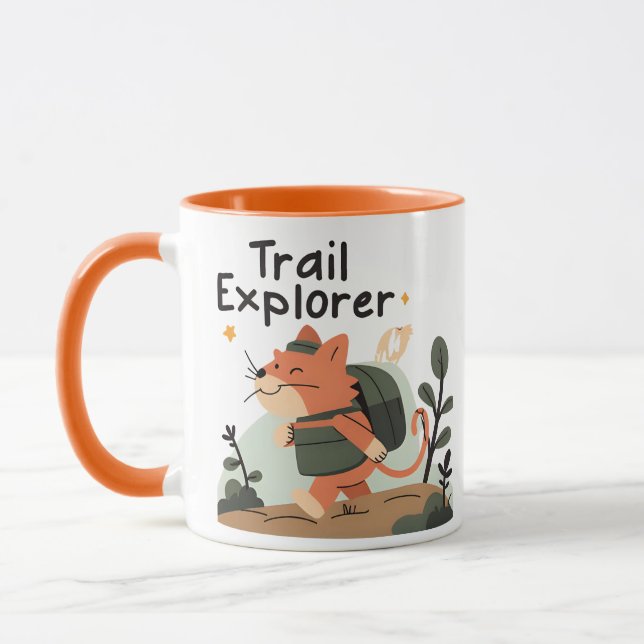 Caneca Gato do Trail Explorer - Coffee Mug (Esquerda)