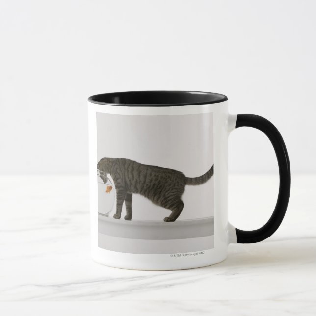 Caneca Gato e peixe dourado (Direita)