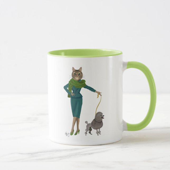 Caneca Gato e Poodle (Direita)