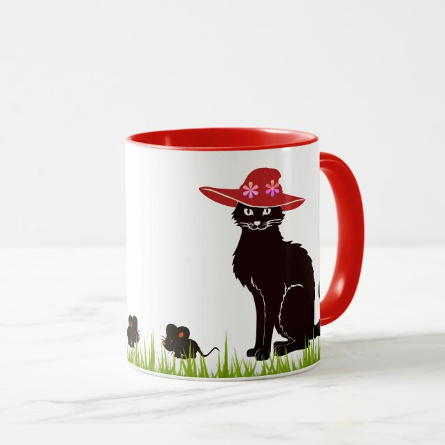 Caneca Gato e Rato (Frente Esquerda)