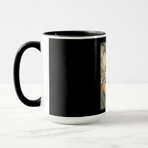Caneca Gato em estilo japonês