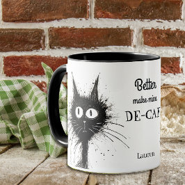 Caneca Gato Encantado Engraçado Melhor Fazer O Meu De Caf