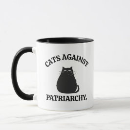 Caneca Gato Engraçado Fala Feminista Mãe Amiga Política P