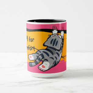 Caneca Gato Engraçado, Gato Gordo, Roteiro Engraçado, Mod