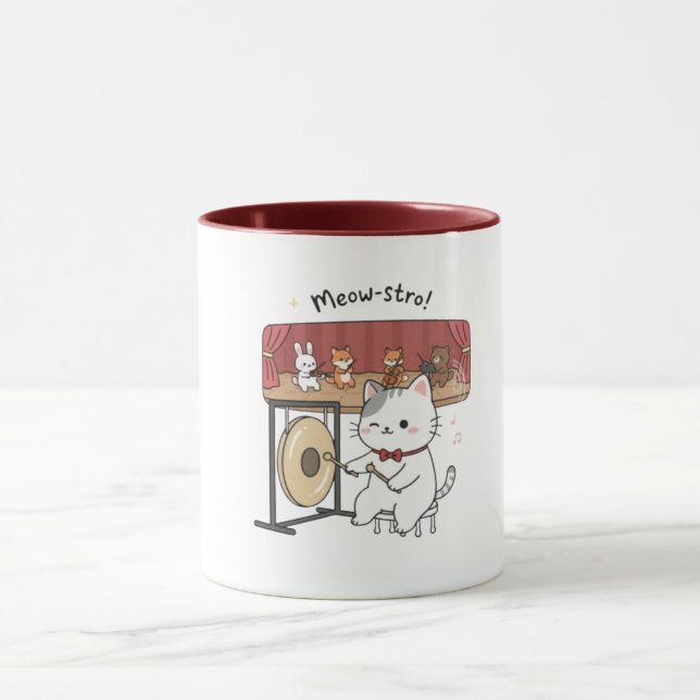 Caneca Gato Engraçado, Música e Amigos (Centro)