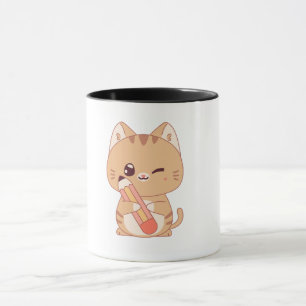 CANECA GATO ESTUDANTE DE GATO AMOR DESIGN