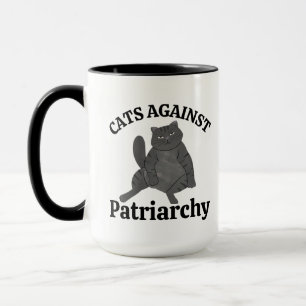 Caneca Gato Feminista Mãe Capricho Divertido Místico Fant
