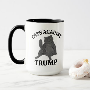 Caneca Gato Feminista Política Engraçada Resistência Anti