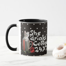 Caneca Gato Gato Gato Gato Gato Gato Adormecido