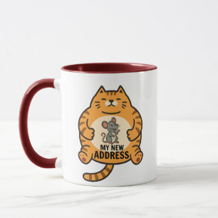 Caneca Gato Gordo e Rato Divertidos - Minha Xícara
