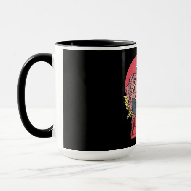 Caneca Gato Guerreiro Samurai (Esquerda)