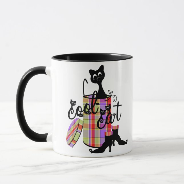 Caneca Gato Legal de Halloween (Esquerda)