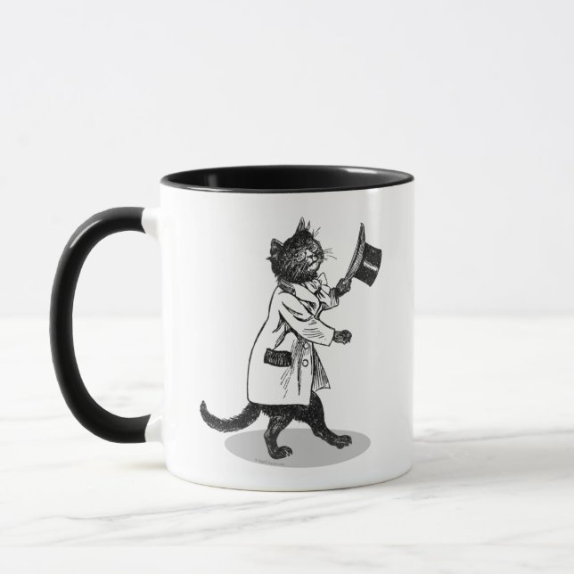 Caneca Gato legal do Top Hat (Esquerda)