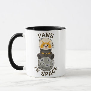 Caneca Gato Legal no espaço Gato Astronauta Animal Cósmic