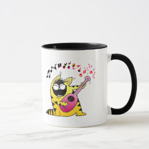Caneca Gato musical gordo dos gatos   de LOL