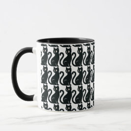 Caneca Gato Negro