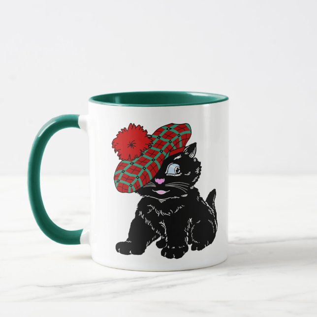 Caneca Gato Negro Escocês (Esquerda)