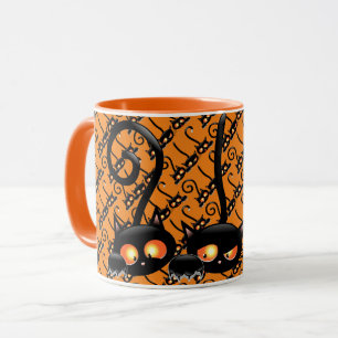 Caneca Gato Negro Spooky