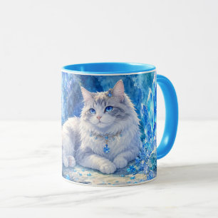 Caneca Gato Neve Real