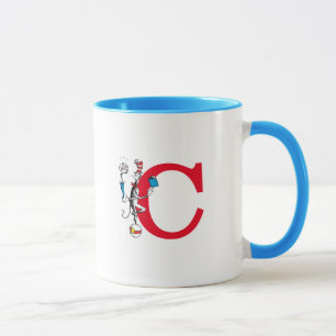 Caneca Gato no Chapéu Ato de Equilíbrio Monograma C