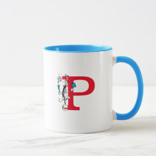 Caneca Gato no Chapéu Ato de Equilíbrio Monograma P
