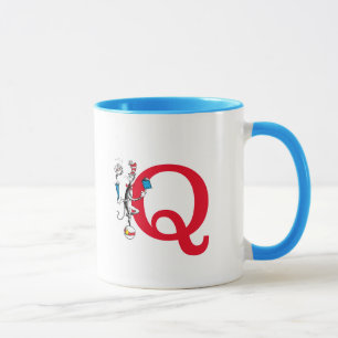 Caneca Gato no Chapéu Ato de Equilíbrio Monograma Q