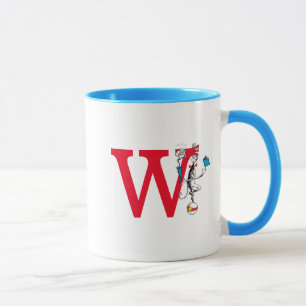 Caneca Gato no Chapéu Ato de Equilibrismo Monograma W