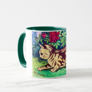 Caneca Gato no Jardim das Flores, Louis Wain
