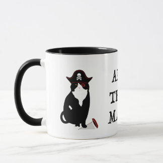 Caneca Gato Pirata Alerta