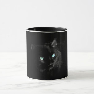 Caneca Gato preto bonito