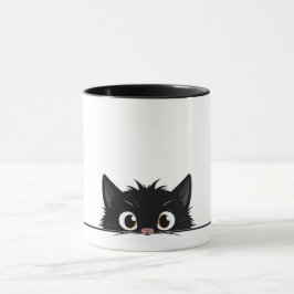 Caneca Gato Preto de Pequim Bonito