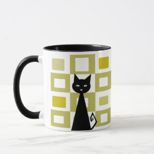 Caneca Gato Preto Retroativo