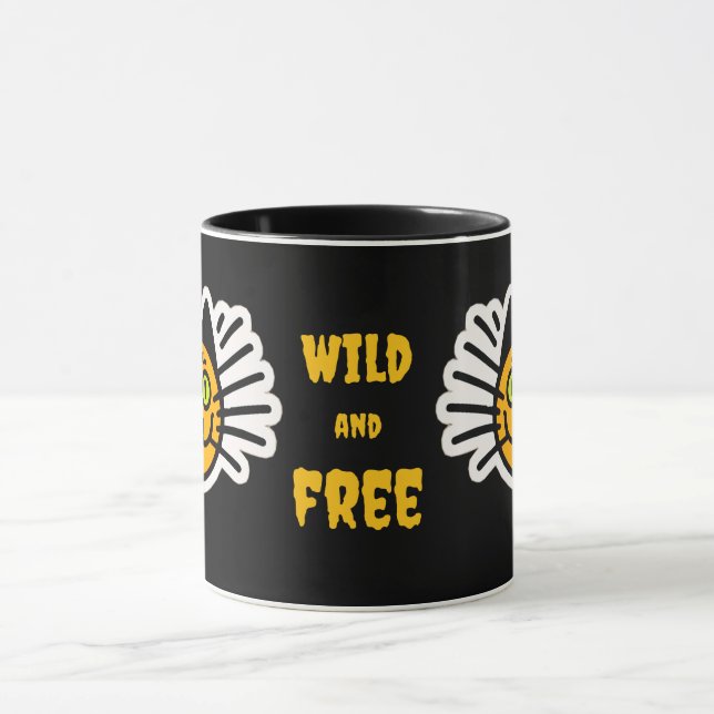 Caneca Gato Preto Selvagem e Livre (Centro)