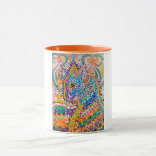 Caneca Gato Psicodélico, Louis Wain