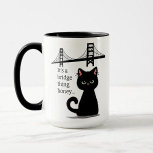 Caneca Gato Sarcástico "se supere!" insultando engraçado