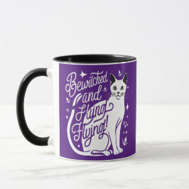 Caneca Gato Siamês Bebido: Uma Aventura Halloween