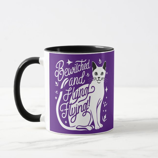 Caneca Gato Siamês Bebido: Uma Aventura Halloween (Esquerda)