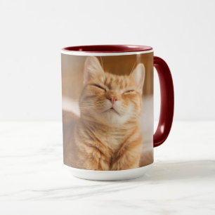Caneca Gato sonolento das imagens   de Getty
