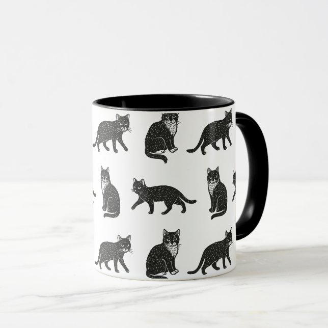 Caneca Gatos (Frente Esquerda)