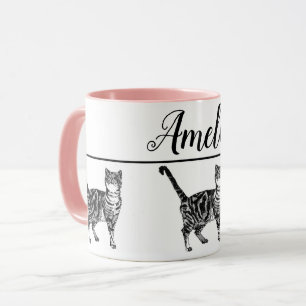 Caneca Gatos Brancos Brancos Brancos Brancos Gatos Whimsi