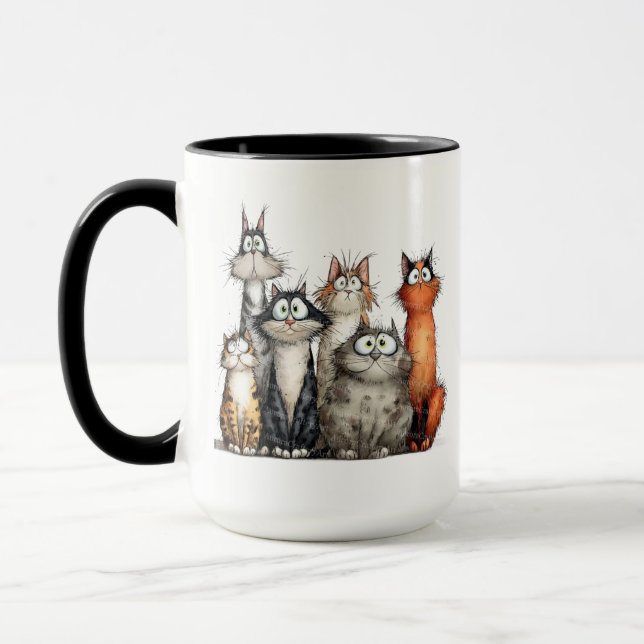 Caneca Gatos caprichosos (Esquerda)