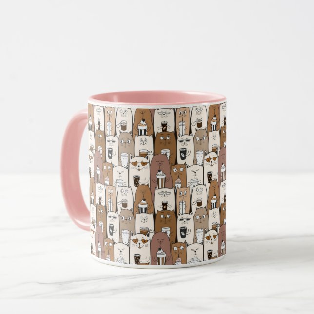 Caneca Gatos Cons (Frente Esquerda)