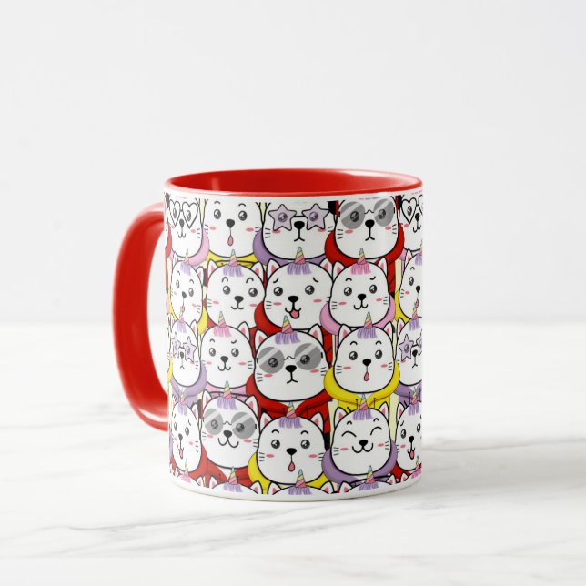 Caneca Gatos Cons (Frente Esquerda)
