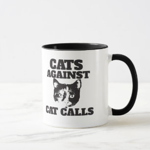 Caneca Gatos contra chamadas de gatos
